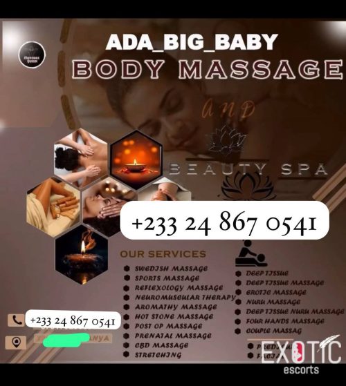 Massive breast therapy, escort in East Legon, Ghana
